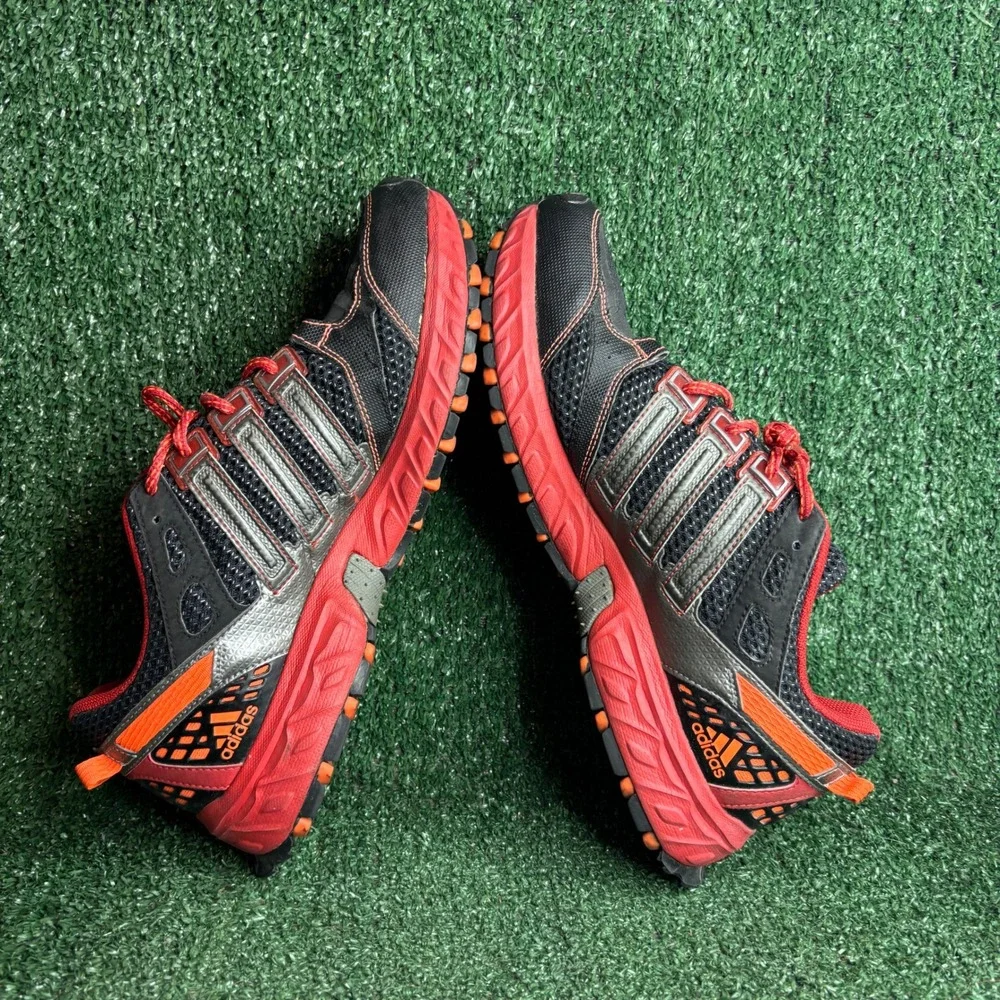 Adidas Kanadia TR 4 Trail Running Rugged Gorpcore Sneakers Black Red Mens Sz 11